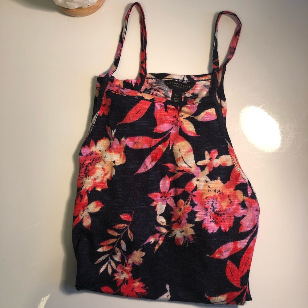 Aeropostal Floral Tank Top